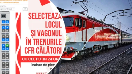 CFR Călători oferă o nouă facilitate la achiziţionarea de bilete online. Se aplică de la 1 martie 2023