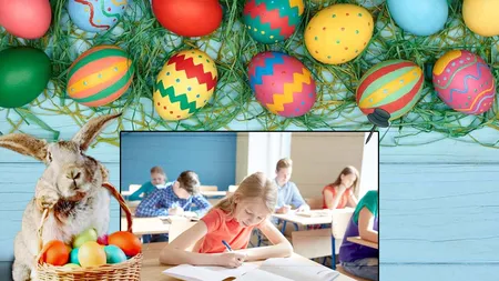 Vacanța de primăvară 2023. Când au liber elevii şi profesorii de Paşte