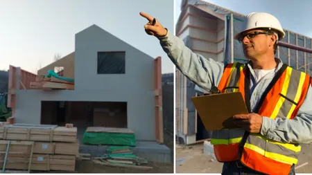 Românul care își ridică casa de unul singur. Stadiul în care a ajuns cu lucrările. „Dacă ar fi s-o iau de la capăt, aș face totul la fel”