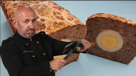 Drobul de miel gătit de chef Cătălin Scărlătescu. Ce ingredient secret folosește acesta și cât costă preparatul special pentru Paște