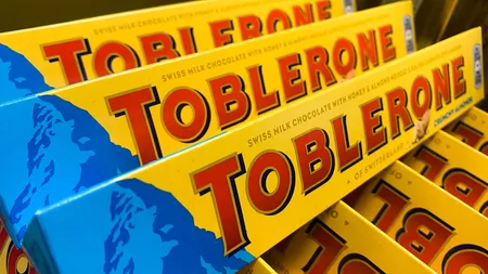 Ciocolata Toblerone este obligată să renunțe la logo-ul care a consacrat-o. Motivul surprinzător pentru care s-a luat această decizie