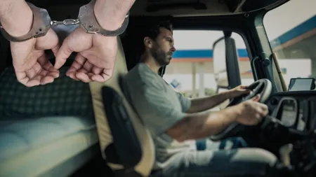 Un șofer român a fost condamnat la închisoare în Franța după ce a fost prins cu ilegalități. Ce transporta în TIR-ul pe care îl conducea