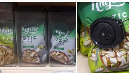 Ireal! Cât a ajuns să coste în 2023 o pungă de fistic la Carrefour! Din cauza prețului, vânzătorii au pus sistem antifurt pe produse