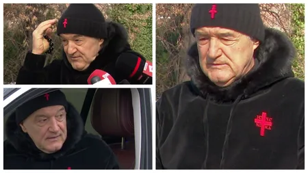 Gigi Becali a pus costumele de zeci de mii de euro în cui! Cât costă treningul brodat cu cruci roșii pe care îl poartă patronul FCSB