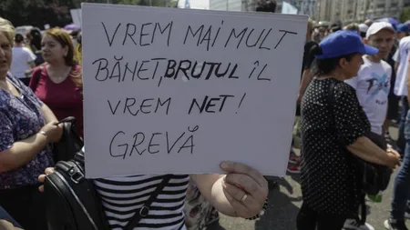 Profesorii cer majorări salariale cu 25%. Impactul bugetar ar putea fi unul devastator de 2,7 miliarde lei. Sindicatele din educație așteaptă un răspuns din partea Guvernului