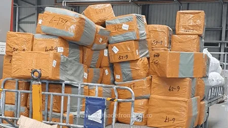 Marfă în valoare de 2 milioane de euro, susceptibilă de a fi contrafăcută în China, confiscată de Poliția de Frontieră pe Aeroportul Otopeni