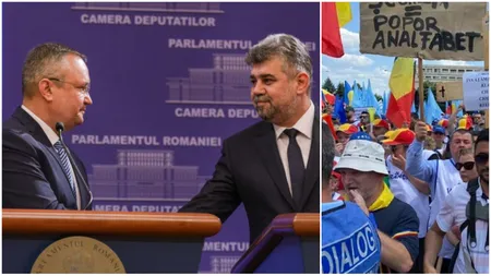 Decizia care ar putea opri greva profesorilor. Marcel Ciolacu și Nicolae Ciucă au anunțat că Guvernul va adopta un memorandum pentru creșterea salariilor