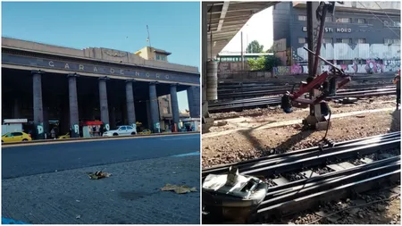 Traficul feroviar este închis în Gara de Nord. Totul se întâmplă din cauza unui deranjament la linia de contact