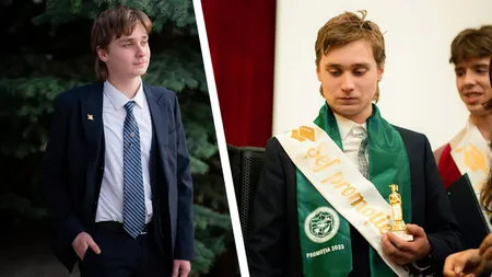 Gabriel Rusu, șeful de promoție din Vatra Dornei, a făcut zilnic naveta 40 de kilometri pentru a ajunge la școală. A terminat liceul cu 10 pe linie