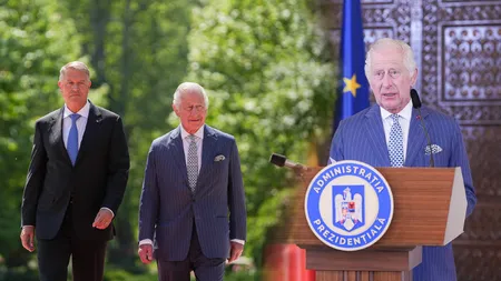 Regele Charles al III-lea a recitat versurile lui Eminescu, în română, la Palatul Cotroceni: „România, țară de glorii, țară de dor”