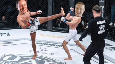 BBC: Elon Musk şi Mark Zuckerberg se bat în cuşcă după ce s-au ameninţat reciproc pe Twitter. Meciul de 300 de miliarde de dolari!