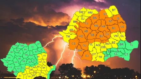 Weekend distrus de caniculă și furtună! ANM anunță oficial ce județe vor fi afectate și unde vor fi aproape 40 de grade Celsius