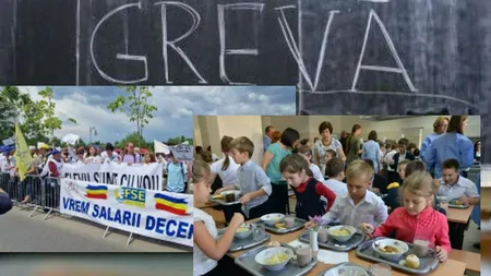 Au renunțat la grevă pentru a hrăni elevii! Profesorii unei școli din Arad NU au protestat pentru ca elevii să poată mânca la școală. „Este singura lor masă caldă”