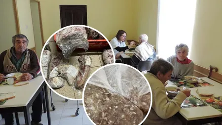 Caz ireal! Bătrânii dintr-un azil din Argeș mâncau carne tocată expirată din 2022