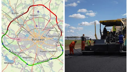 VIDEO - În stadiu se află lucrările de pe Autostrada București Nord, care va avea inaugurarea la toamnă. UMB pregătește devierea circulației de pe DN1