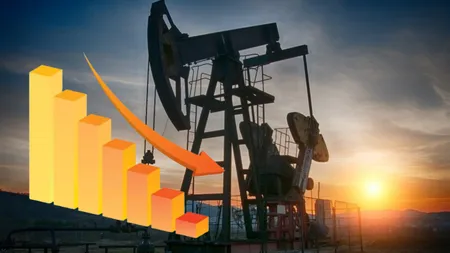 Prețul petrolului scade cu peste 1% astăzi, din cauza datelor economice chinezești slabe