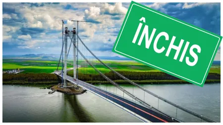 Motivul pentru care a fost închis Podul de la Brăila în noaptea de luni spre marți. CNAIR a făcut anunțul: ”Constructorul a considerat că luni nu este sărbătoare”