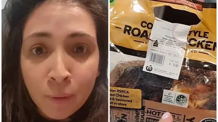 Panică pentru o femeie, după ce a ieșit din supermarket. A rămas fără cuvinte când a văzut plata pentru un pui rotisat: Uau! Ce naiba?