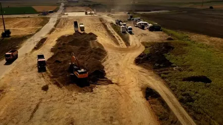 Video. Autostrada Moldovei prinde contur. Apar primele imagini care confirmă că lotul 1 ar putea fi finalizat la data promisă de Pizzarotti-Retter