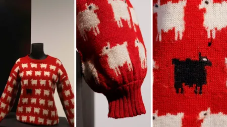 Celebrul pulover cu oi purtat de prințesa Diana a fost vândut cu o sumă de 10 ori mai mare decât estimarea inițială