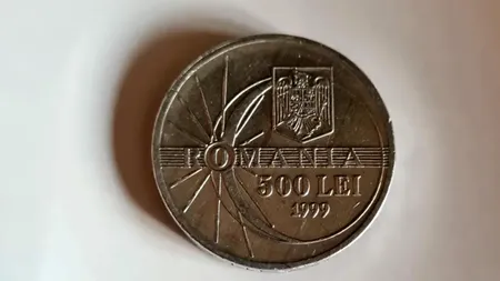 Cu cât se vinde o monedă de 500 de lei cu eclipsa din 1999. Dacă și tu ai una acasă, ai dat lovitura