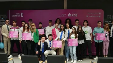 Nouă echipe de liceeni din șapte județe au câștigat premii totale de aproape 5.000 de euro în finala Early Innovators Business Plan Competition