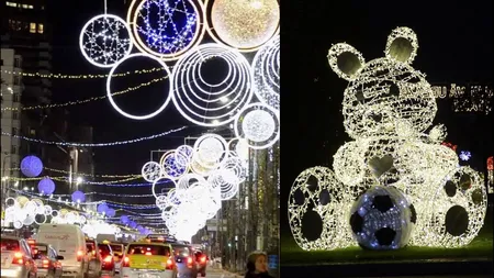 Primăriile PSD și PNL aruncă cu bani pentru decorațiunile de Crăciun. O comună de 4000 de locuitori plătește 360.000 euro pentru luminițe!