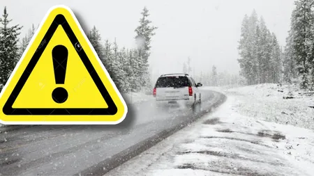 Condițiile meteo se înrăutățesc. Autoturismele care tranzitează zone înalte trebuie să fie echipate de iarnă!