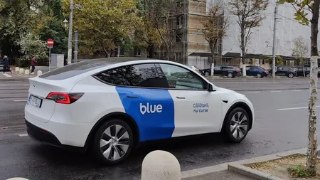 Blue, noul competitor pentru Uber şi Bolt în Bucureşti. Compania românească de ride-hailing are o flotă de 100 de maşini Tesla