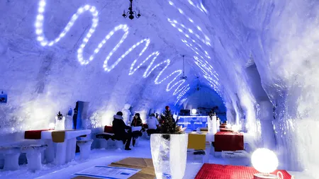Hotelul de Gheață de la Bâlea Lac, în topul mondial al atracțiilor turistice de iarnă!