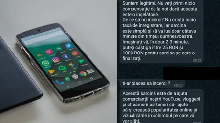 Atenție la aceste mesaje spam primite pe WhatsApp! Utilizatorii care primesc oferte de joburi false