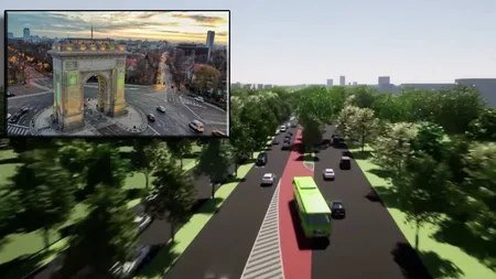 S-a inaugurat banda unică pentru transportul în comun pe ruta Piața Presei - Arcul de Triumf: „Veți vedea că timpii se scurtează cu mai mult de 25 de minute.”