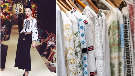 Ia românească, o adevărată inspirație pentru casele de modă din străinătate. Nume mari de peste hotare s-au lăsat fermecate de portul tradițional românesc