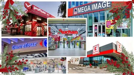 Programul marilor magazine de sărbători! Iată ce supermarket-uri vor fi deschise pe 25 decembrie, de Crăciun