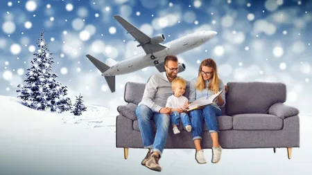 Sondaj CEC Bank. 3 din 4 români vor petrece sărbătorile de iarnă acasă, iar 4 din 5 au stabilit un buget de maxim 1.000 de lei pentru planificarea concediului