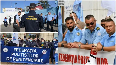 Noi proteste în sistemul bugetar. Sindicaliștii din penitenciare amenință cu blocarea închisorilor: Ne-a ajuns cuțitul la os