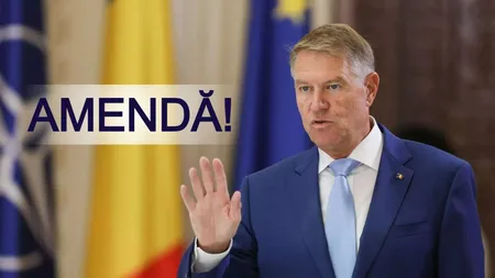 Amendă de până la 20.000 de lei pentru românii care fac asta! Klaus Iohannis a semnat legea
