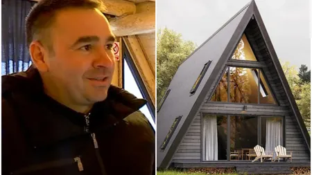 Radu a dat lovitura cu casele tip A Frame, aflate în inima Maramureșului. Bărbatul s-a întors în țară după 20 de ani locuiți în Franța: Am vrut să schimbăm un pic viaţa