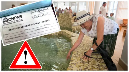 Bilete tratament 2024. Lista staţiunilor şi hotelurilor unde pensionarii merg în vacanţă pe banii statului DOCUMENT