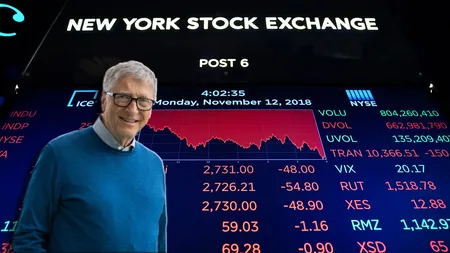 Fundația lui Bill Gates face o mișcare supriză pe bursa americană. ONG-ul fondatorului Microsoft renunță la acțiunile giganților din tehnologie