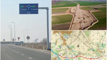 Centura Craiova Sud: Constructorul Rizzani a reluat lucrările pe șantier. Proiectul a ajuns la doar 54% execuție după mai bine de un an și jumătate
