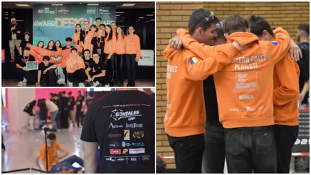 Elevii care pun „coroniţă” roboţilor şi nu se tem de subiecte grele la Bac şi Evaluare. Cine este şi ce face echipa „Eastern Foxes” de la Colegiul Naţional “I.L. Caragiale” din Ploiești