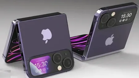 Inovație la Apple! Compania dezvoltă iPhone-urile pliabile. Vor semăna cu telefoanele cu clapetă de pe vremuri