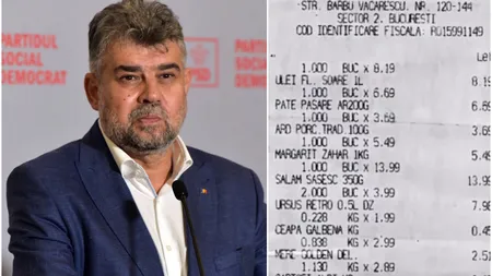 Cât costă acum produsele de pe lista de cumpărături a lui Marcel Ciolacu! Prețurile sunt mai mari cu peste 11%