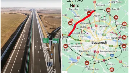 Luni vor fi dați în trafic încă 13 kilometri din Autostrada Bucureștiului A0. Se fac ultimele pregătiri 