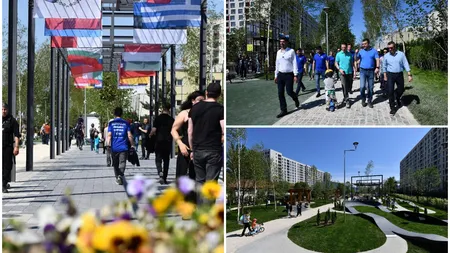 Bucureștenii se pot bucura acum de un nou parc în Sectorul 6. Este cel mai mare spaţiu verde amenajat în Capitală după Revoluţie