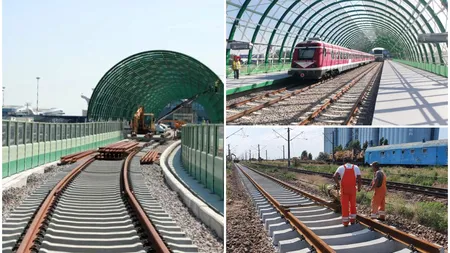 Continuă lucrările de modernizare pe calea ferată către aeroportul Otopeni. Guvernul a aprobat proiectul de 1,5 miliarde lei