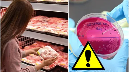 Produse pline de Salmonella scoase la vânzare în marketurile din România. Alertă ANSVSA