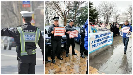 Poliţiştii locali vor protesta în faţa Guvernului. Sindicaliștii acuză că sunt singurii bugetari care nu primesc sporuri pentru munca din weekend și sărbătorile legale