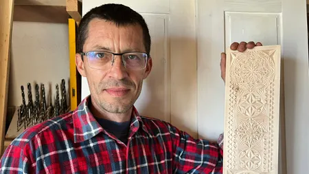 Bogdan Țipu a lăsat Italia și s-a întors în România pentru a lucra ca tâmplar: Folosesc tot ce îmi cade în mână. Pentru încrustat sau sculptat prefer teiul sau salcia